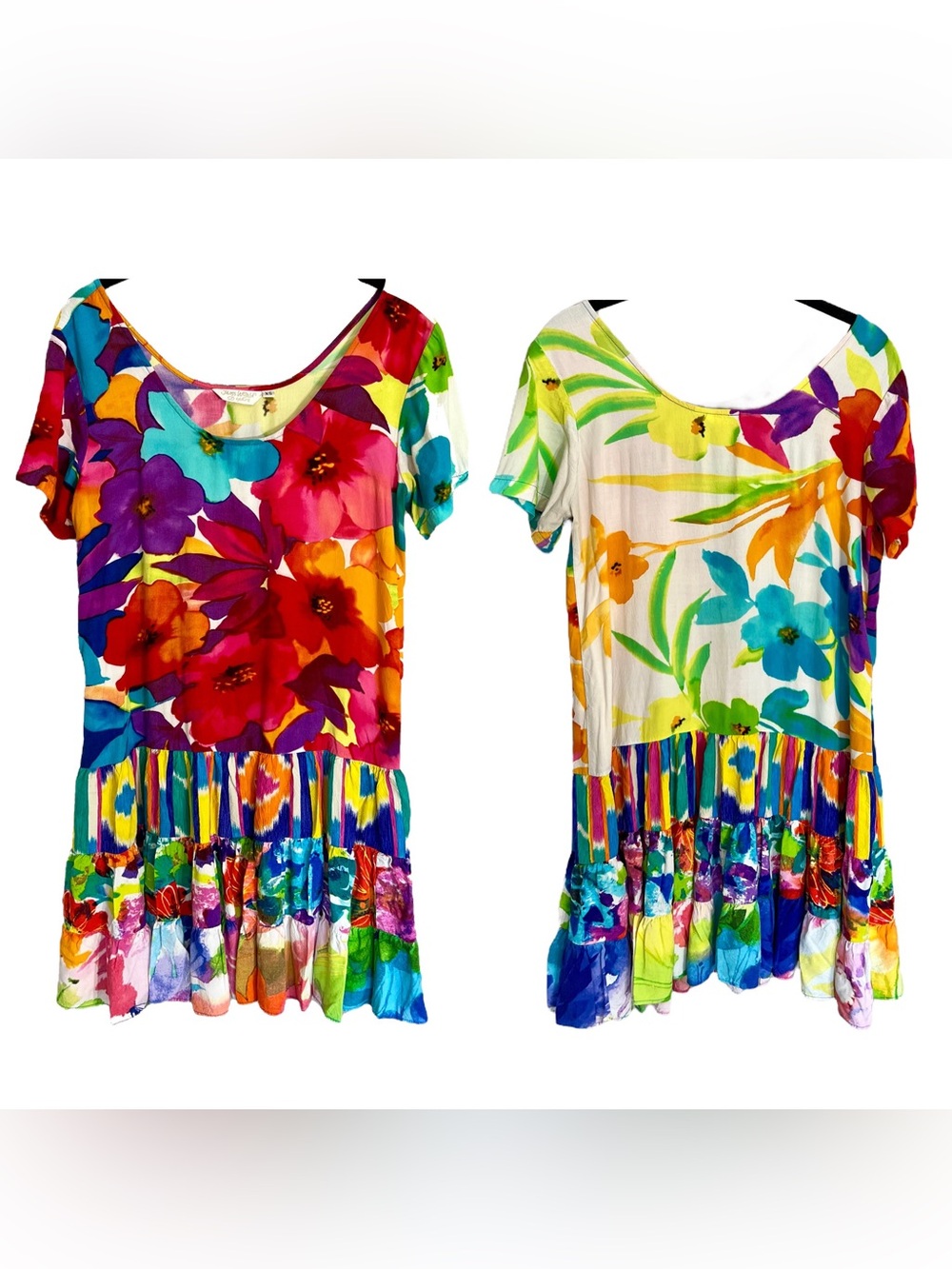 Jams World 50 years Hattie mini dress drop waist dreamland tropical floral XS